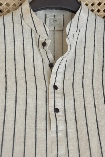Beige Stripe Panjabi