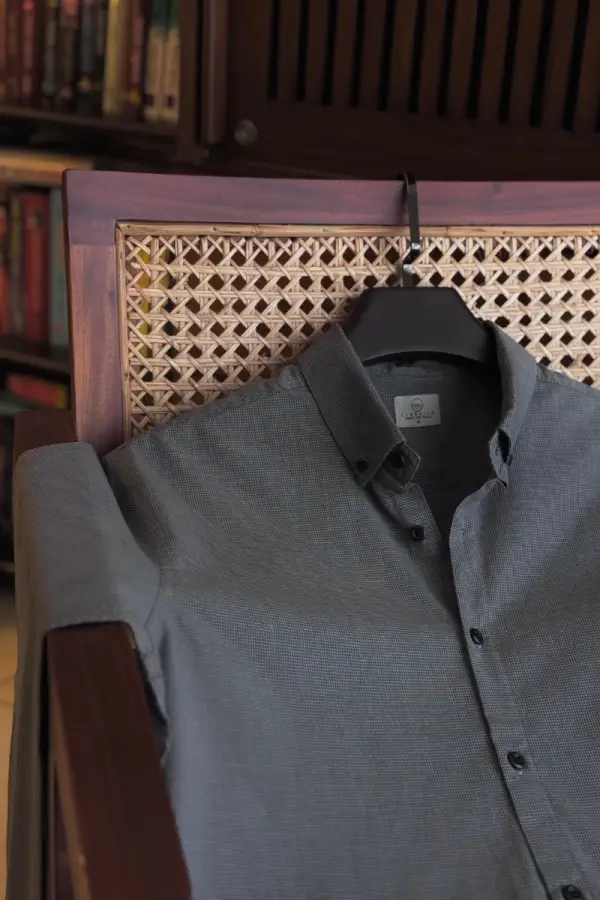 Charcoal Grey Premium Cotton