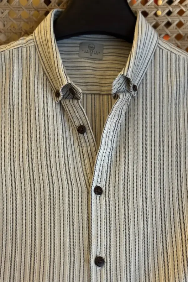 Cream With Multi Stripe