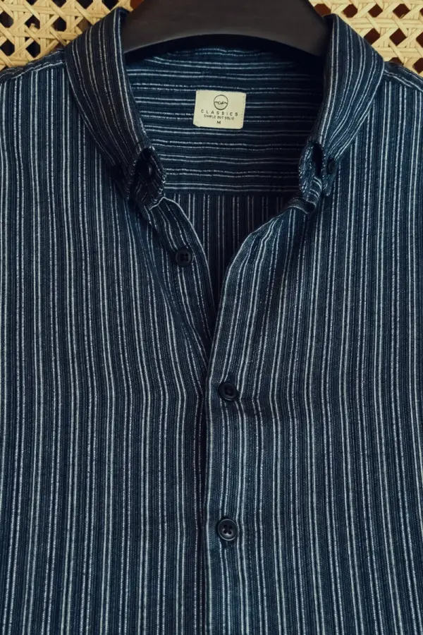 Navy With Multi Stripe