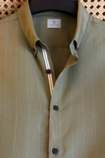 Matte Olive With WhiteBrown Twill Tape