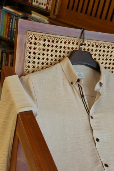 Light Desert Brown with Chocolate Brown Twill