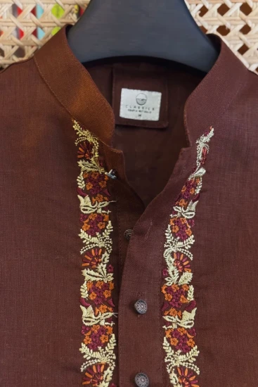 Chocolate Brown Panjabi