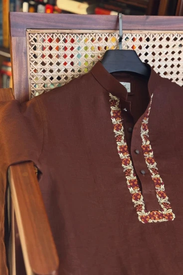Chocolate Brown Panjabi