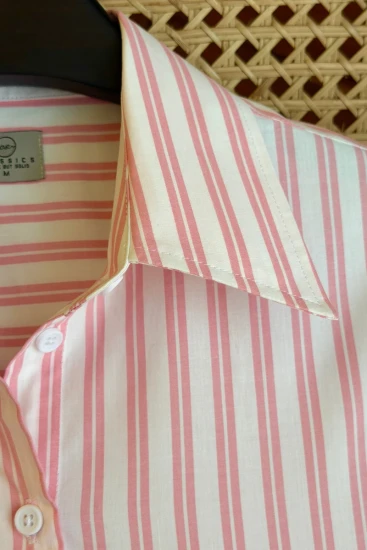 Light pink & Offwhite Stripe
