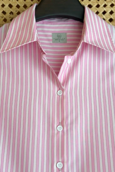 FEMALE Blush Pink with White-Pink stripes