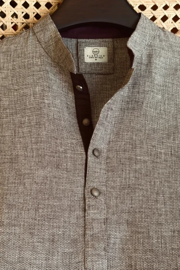 Chocolate Beige With Chocolate Contrast Panjabi