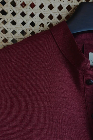 Maroon Wine Solid Panjabi
