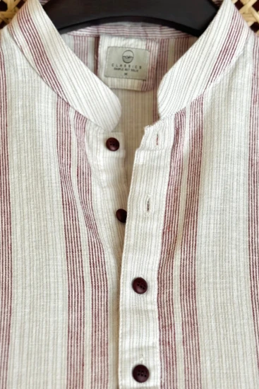 White Red Stripe Panjabi